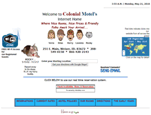 Tablet Screenshot of colonialmotel.us